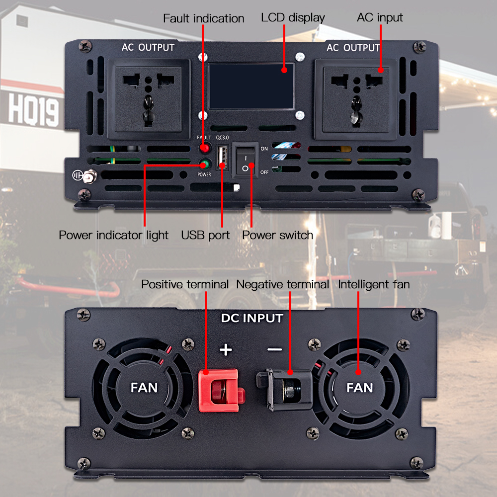 1500W Dc To Ac Modified Sine Wave Inverter (9)