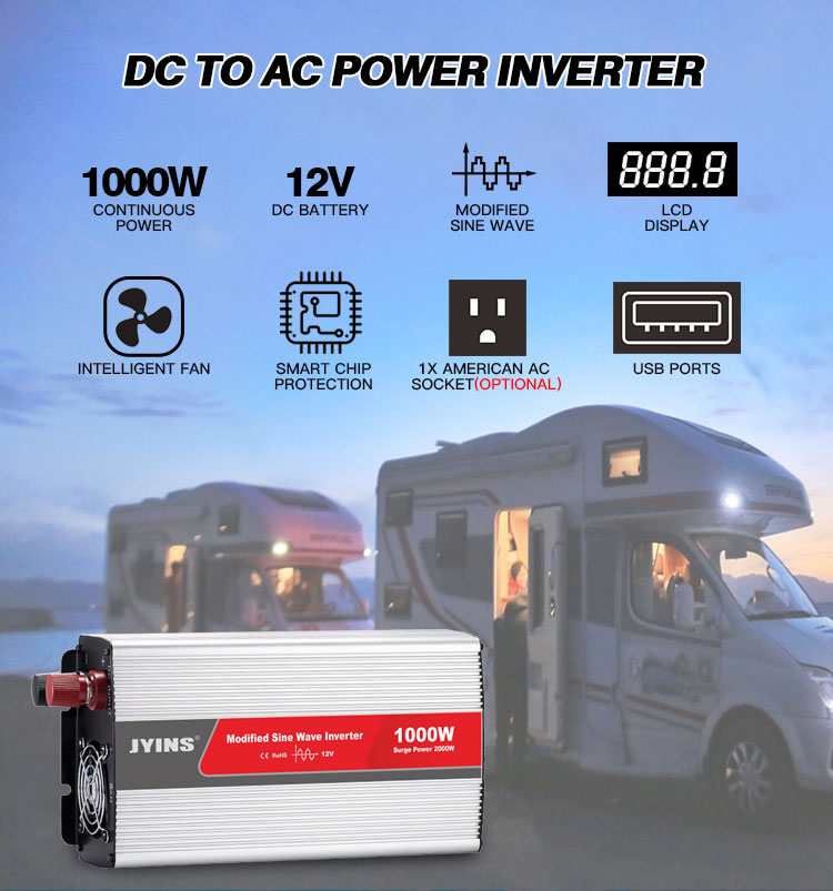 1000W Dc To Ac Modified Sine Wave Inverter (11)