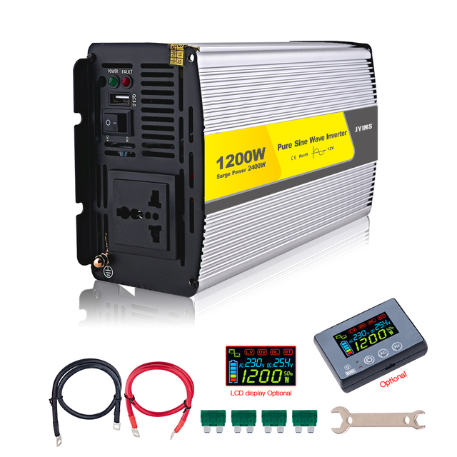 Dc To Ac 1200 Watt Pure Sine Wave Power Inverter