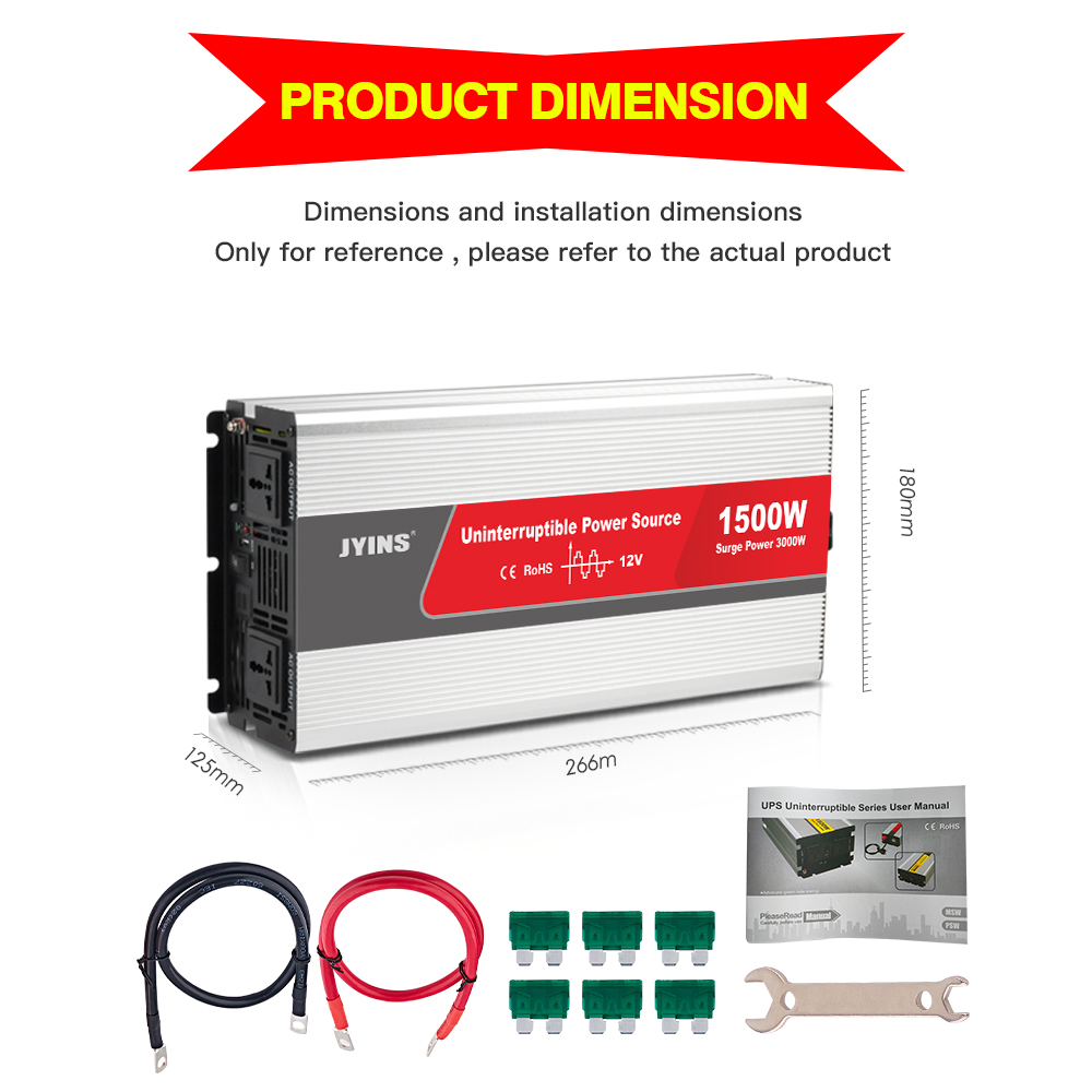 1500W Modified Sine Wave Inverter With Battery Charger