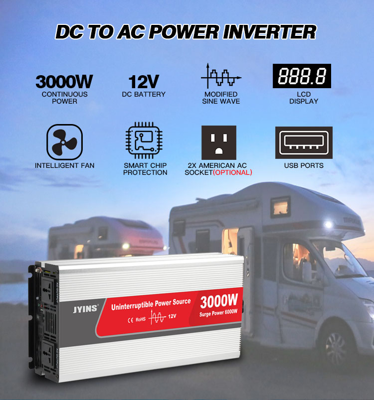 3000W Modified Sine Wave Inverter With Battery Charger (12)