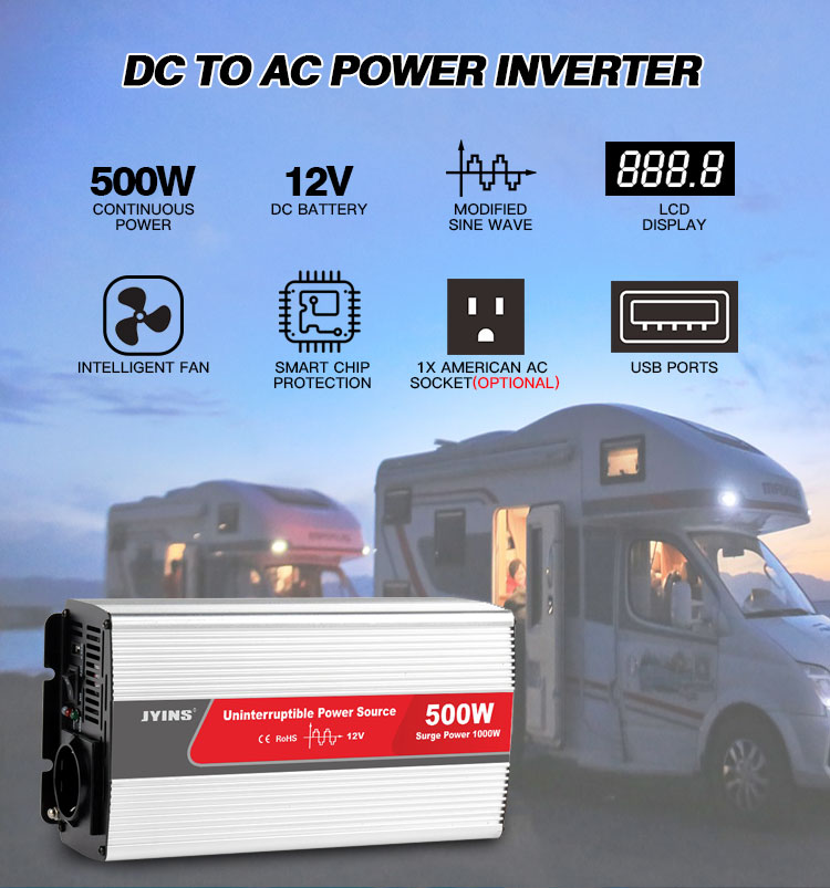 500W Modified Sine Wave Inverter With Battery Charger (10)