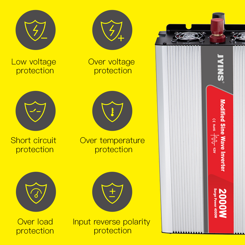 2000W Dc To Ac Modified Sine Wave Inverter