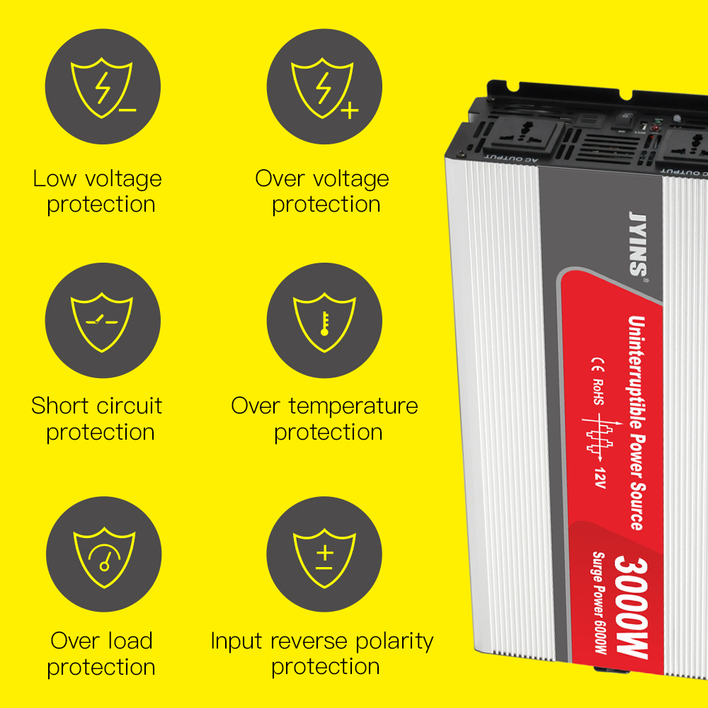 3000W Modified Sine Wave Inverter With Battery Charger