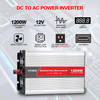 1200W Dc To Ac Modified Sine Wave Inverter