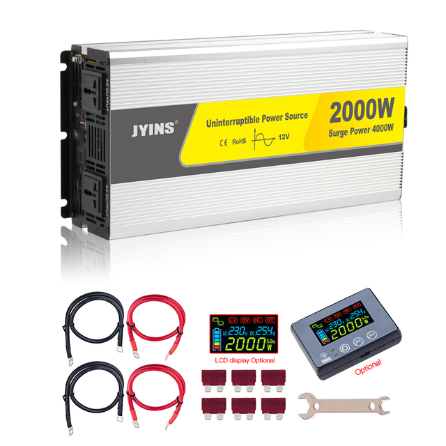 Off Grid 2000W Pure Sine Wave Inverter Charger