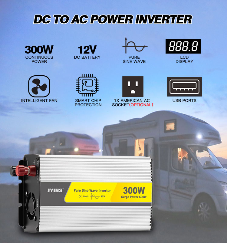 300 Watt Pure Sine Wave Power Inverter (10)