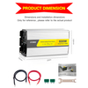 Off Grid 600W Pure Sine Wave Inverter Charger