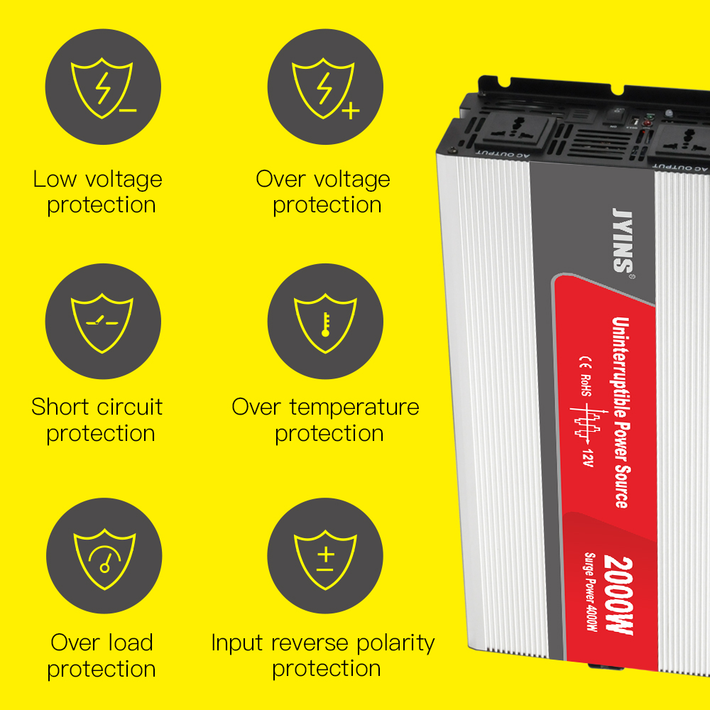 2000W Modified Sine Wave Inverter With Battery Charger