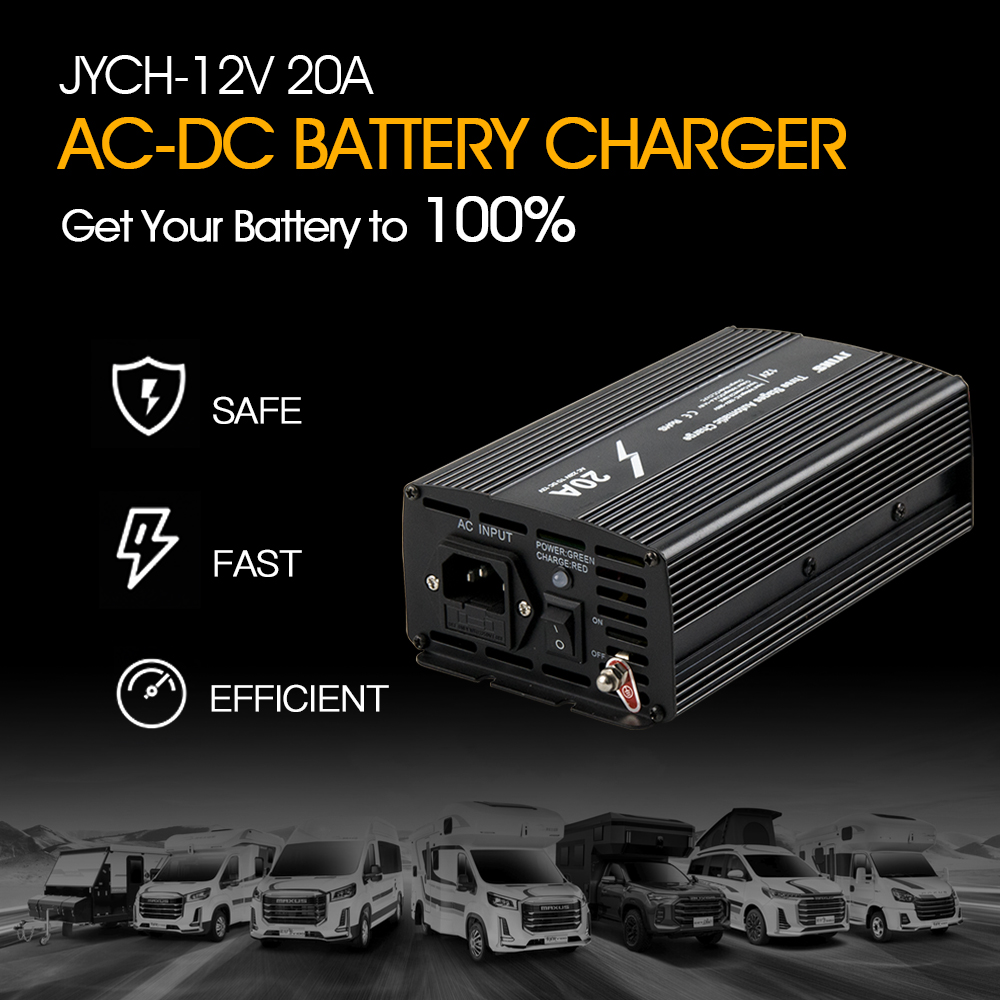 Ac To Dc 12V 24V 20A Lithium Battery Charger