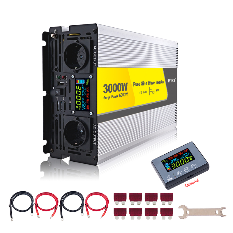 Dc To Ac 3000 Watt Pure Sine Wave Power Inverter