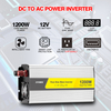 Dc To Ac 1200 Watt Pure Sine Wave Power Inverter