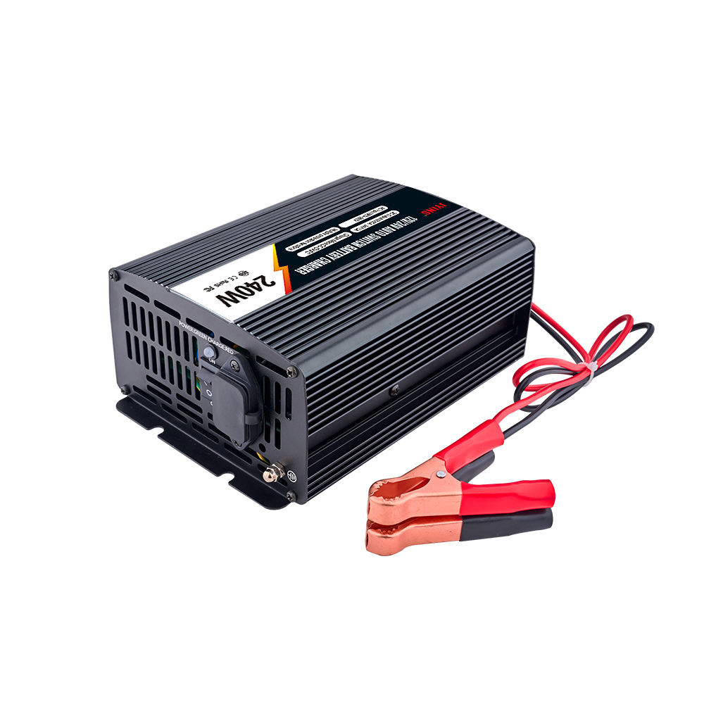 240W 110V 230V Ac To Dc 12V/20A 24V/10A Auto Lead-acid Battery Charger