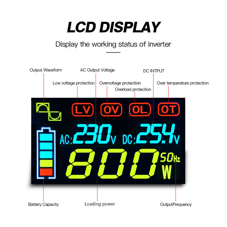 800W Dc To Ac Modified Sine Wave Inverter (10)