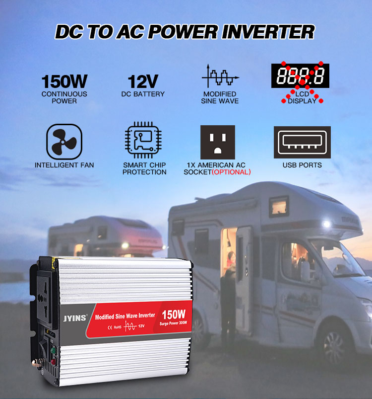 150W Dc To Ac Modified Sine Wave Inverter (7)